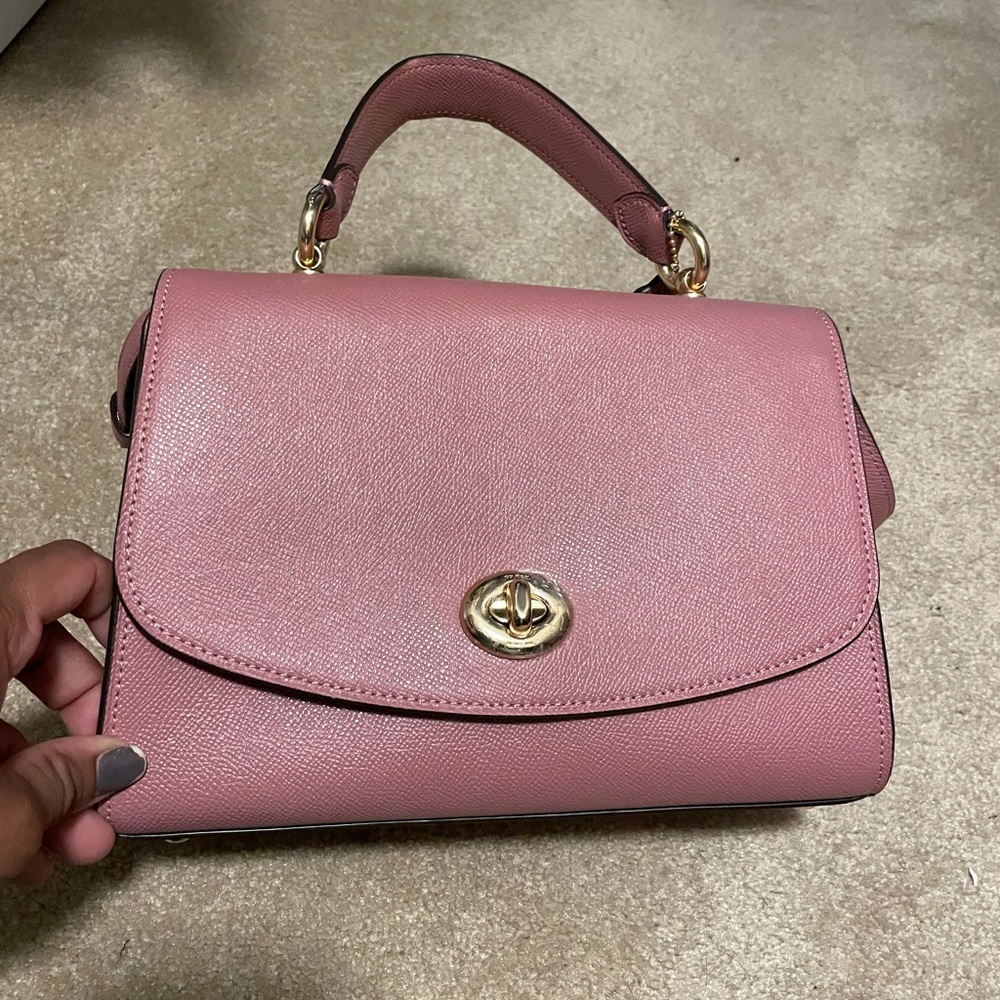 Coach top handle bag